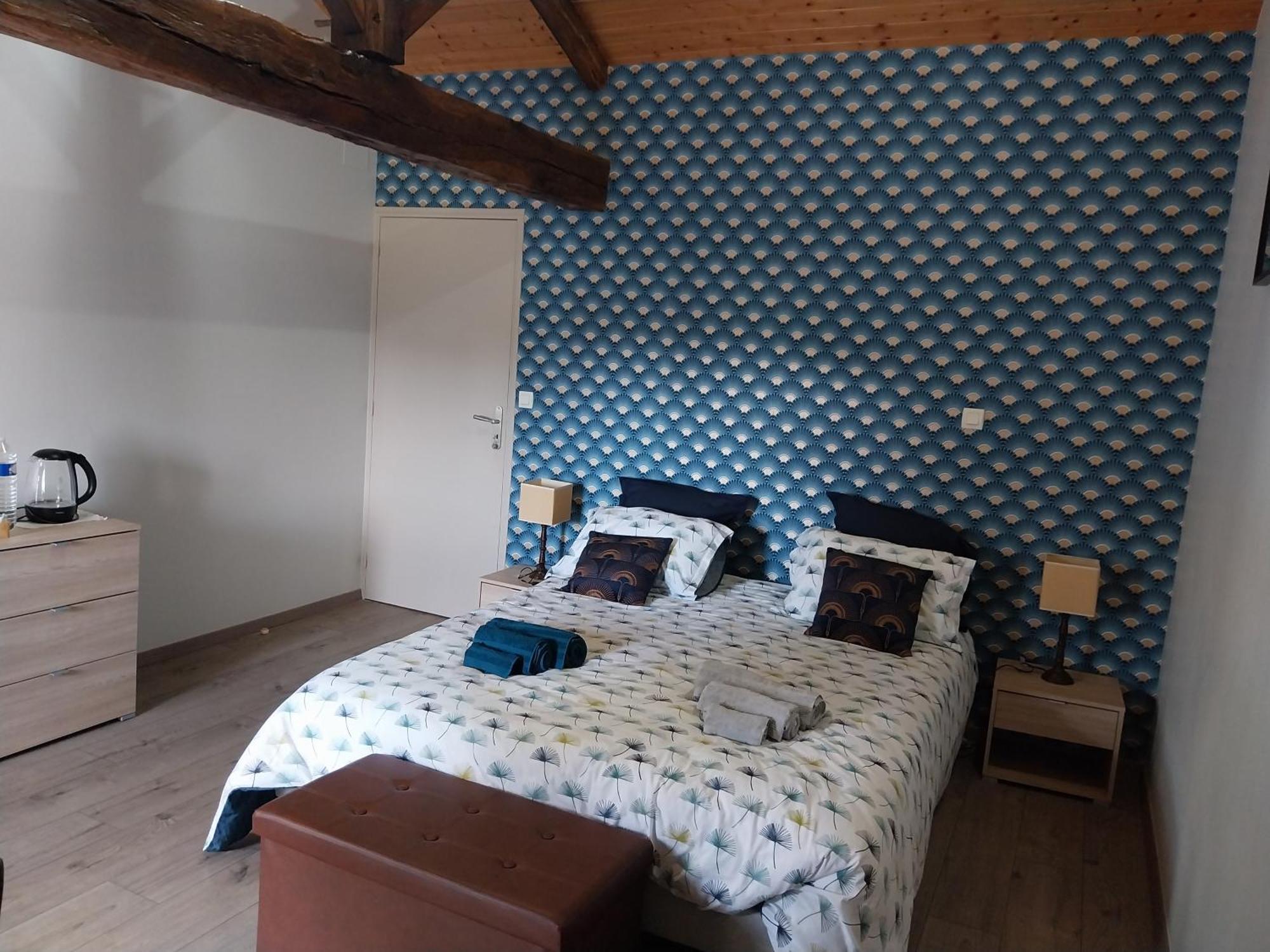 Bed and Breakfast Au Granit Bleu Faye-l'Abbesse Exterior foto